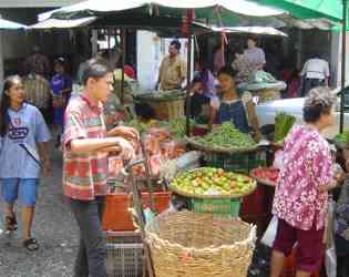 Markt in Bangkok