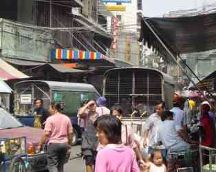 Seitenstraße in Bangkok