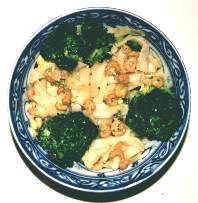 Reisnudeln mit Shrimps