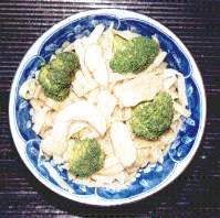 Reisnudeln mit Putenfleisch