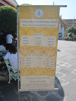 Wat Pho Massage Schule Preise